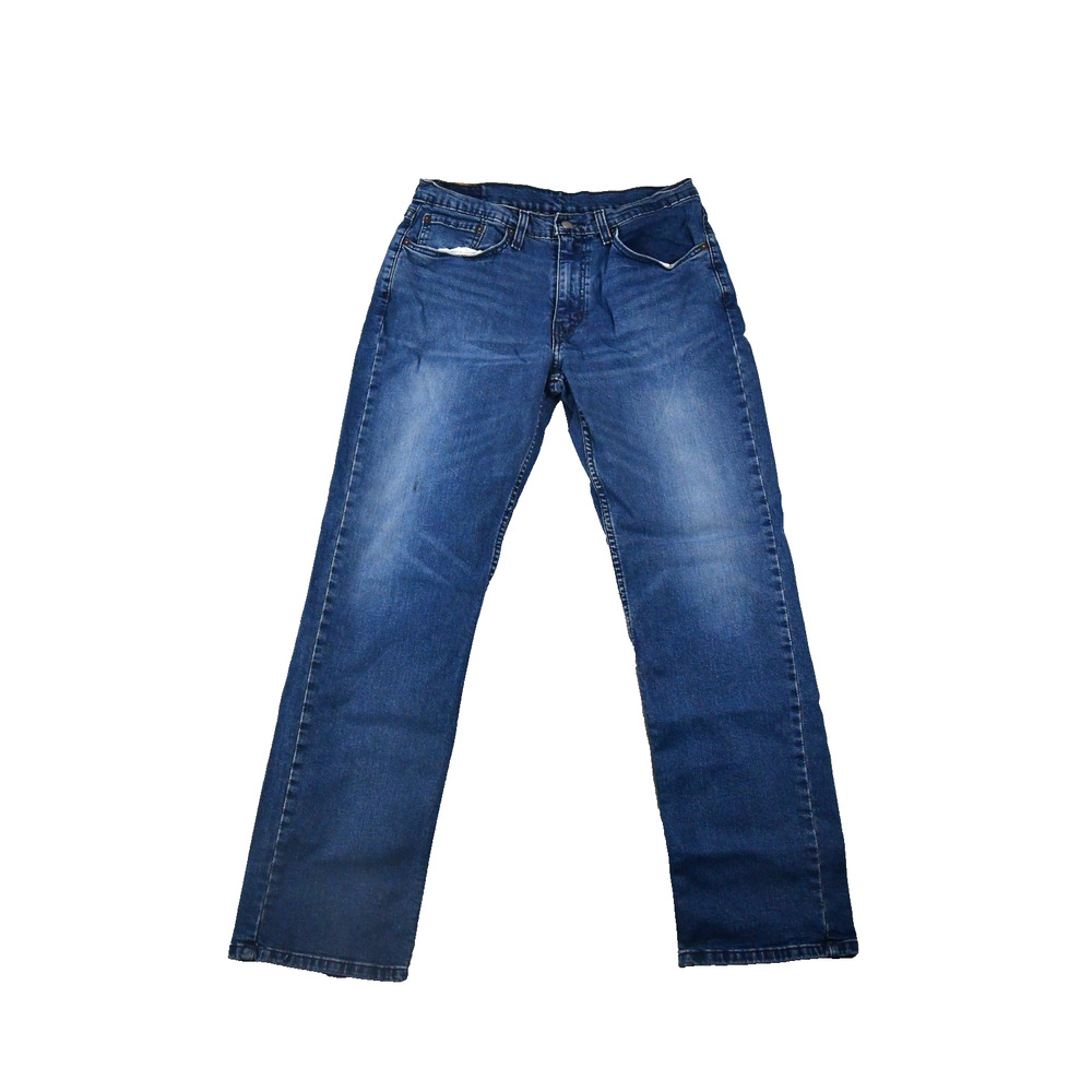 Levis Jeans 514 Mens 34x32 (30x30 Actual) Straight Blue Denim